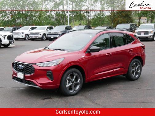 Rapid Red Metallic Tinted Clearcoat 2023 Ford Escape ST-Line