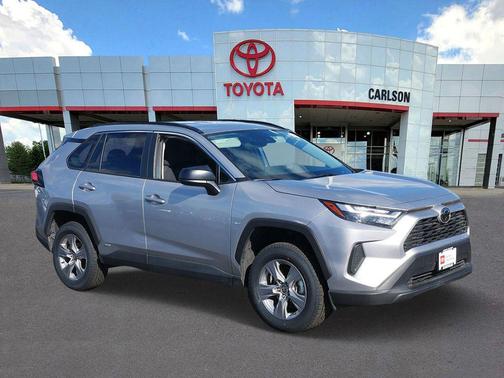 Silver Sky Metallic 2025 Toyota RAV4 Hybrid LE