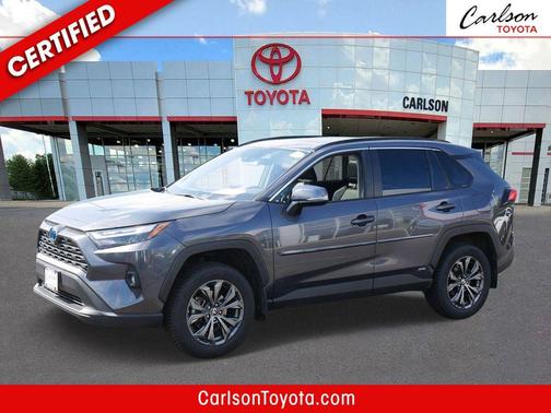 Magnetic Gray Metallic 2023 Toyota RAV4 Hybrid XLE Premium