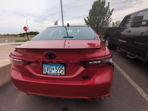 Supersonic Red 2021 Toyota Camry XSE