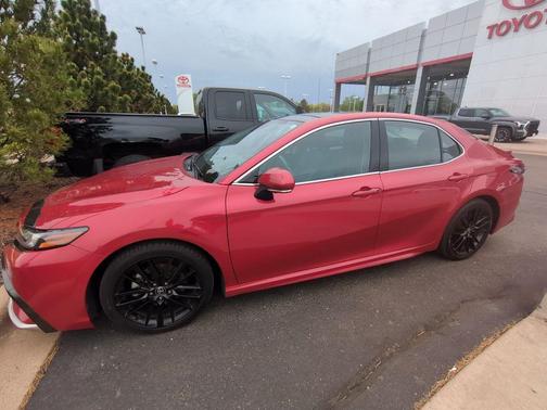 Supersonic Red 2021 Toyota Camry XSE