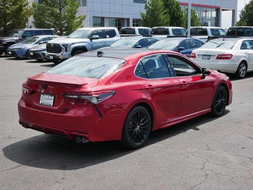 Supersonic Red 2021 Toyota Camry XSE