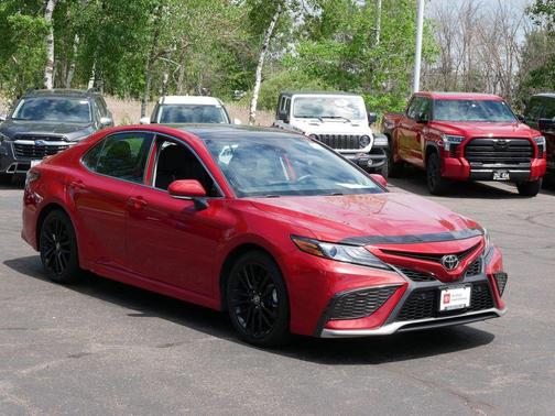 Supersonic Red 2021 Toyota Camry XSE