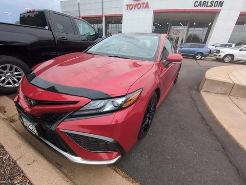 Supersonic Red 2021 Toyota Camry XSE