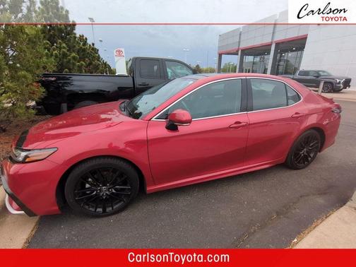 Supersonic Red 2021 Toyota Camry XSE