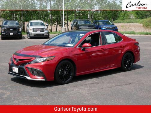 Supersonic Red 2021 Toyota Camry XSE