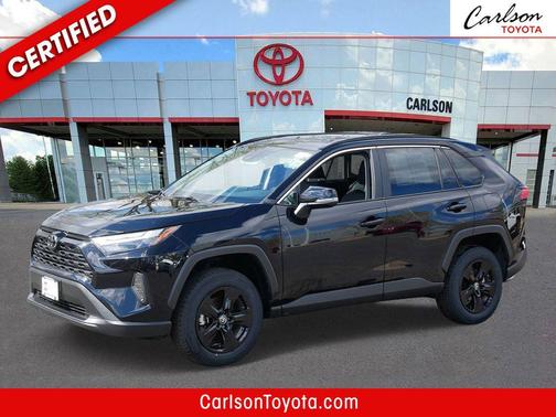 Midnight Black Metallic 2025 Toyota RAV4 XLE