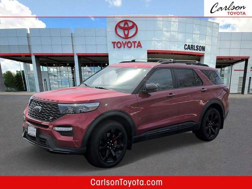 Rapid Red Metallic Tinted Clearcoat 2022 Ford Explorer ST