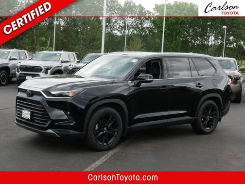 Midnight Black Metallic 2025 Toyota Grand Highlander Limited