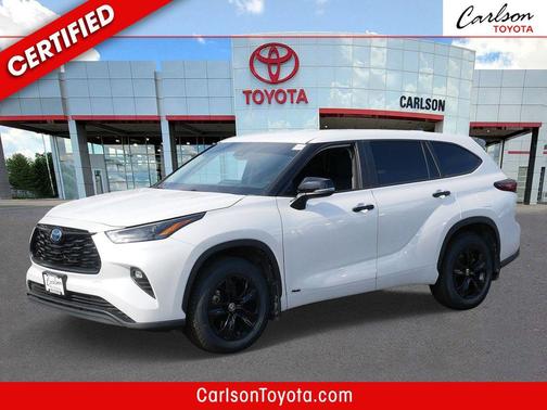 Wind Chill Pearl 2024 Toyota Highlander Hybrid LE