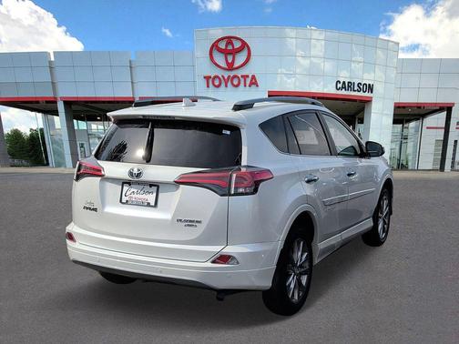 Blizzard Pearl 2017 Toyota RAV4 Platinum