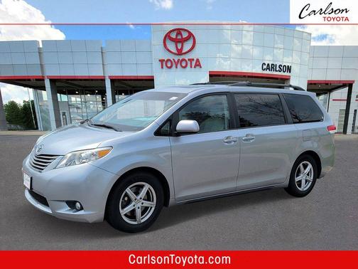 Silver Sky Metallic 2012 Toyota Sienna XLE