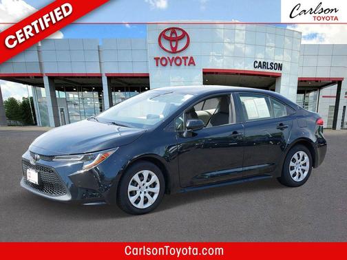 Black Sand Pearl 2020 Toyota Corolla LE