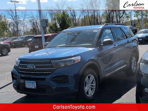 Atlas Blue Metallic 2020 Ford Explorer XLT