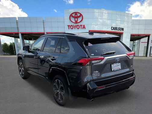 Silver Sky Metallic/Midnight Black Metallic 2023 Toyota RAV4 Prime XSE