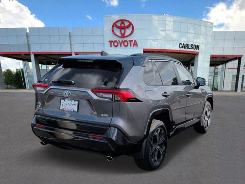 Silver Sky Metallic/Midnight Black Metallic 2023 Toyota RAV4 Prime XSE
