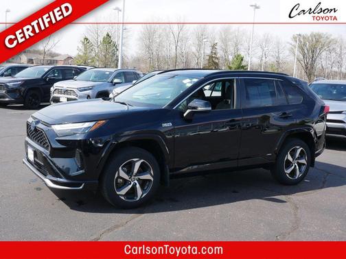 Midnight Black Metallic 2024 Toyota RAV4 Prime SE