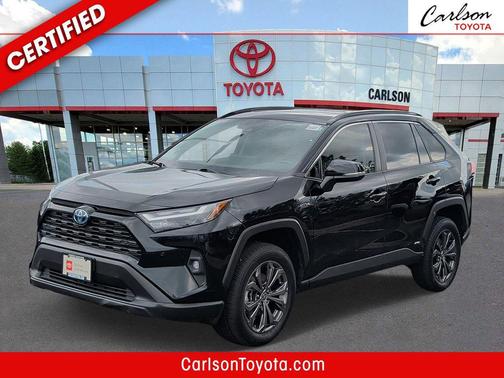Midnight Black Metallic 2024 Toyota RAV4 Hybrid XLE Premium