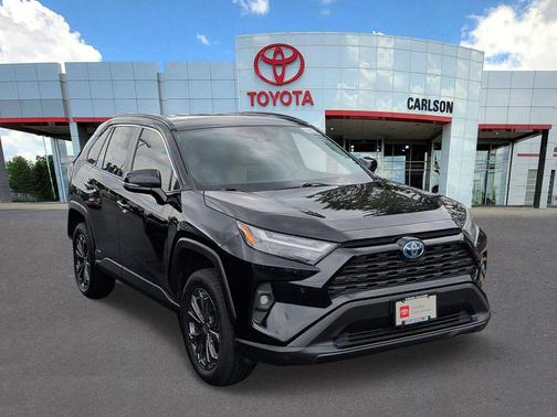 Midnight Black Metallic 2024 Toyota RAV4 Hybrid XLE Premium