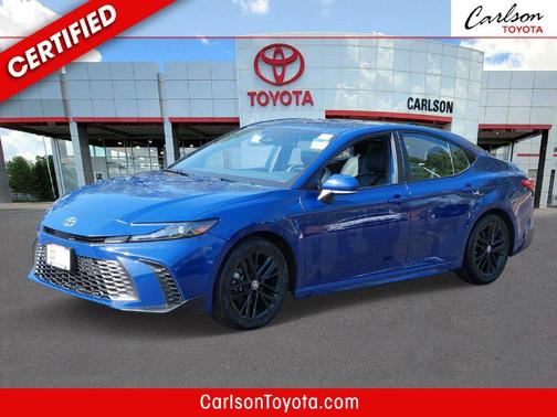 Blue 2025 Toyota Camry SE