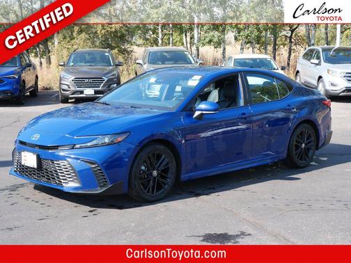 Blue 2025 Toyota Camry SE