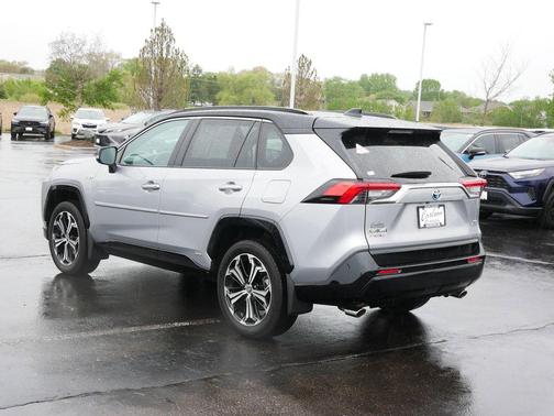 Silver Sky Metallic/Midnight Black Metallic 2023 Toyota RAV4 Prime XSE