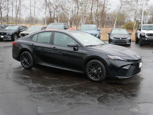 Midnight Black Metallic 2025 Toyota Camry LE