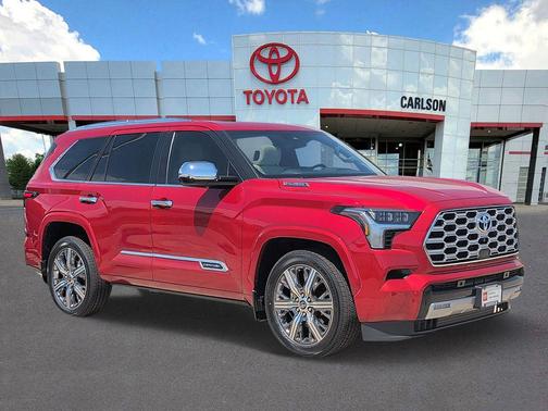 Supersonic Red 2023 Toyota Sequoia Capstone