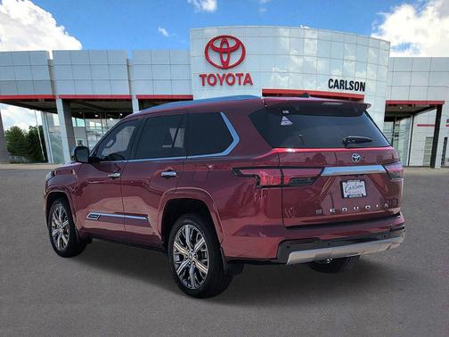 Supersonic Red 2023 Toyota Sequoia Capstone