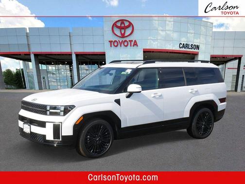 Serenity White 2025 Hyundai SANTA FE HEV Calligraphy