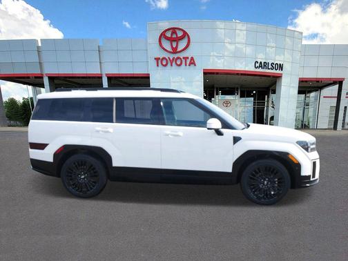 Serenity White 2025 Hyundai SANTA FE HEV Calligraphy