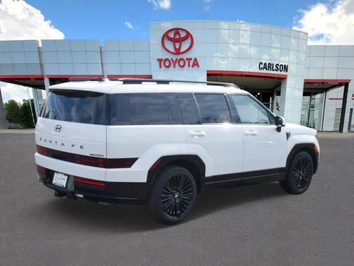 Serenity White 2025 Hyundai SANTA FE HEV Calligraphy