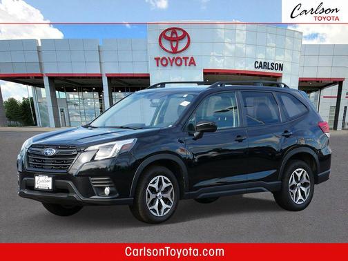 Crystal Black Silica 2023 Subaru Forester Premium
