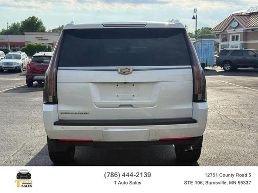 Crystal White Tricoat 2016 Cadillac Escalade Premium