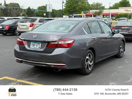 Modern Steel Metallic 2016 Honda Accord LX