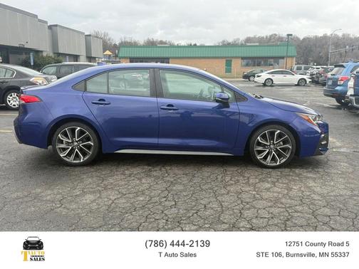 Blue Crush Metallic 2021 Toyota Corolla SE
