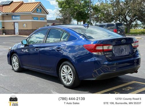 Blue 2017 Subaru Impreza 2.0i Premium