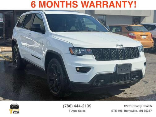 Bright White Clearcoat 2019 Jeep Grand Cherokee Upland
