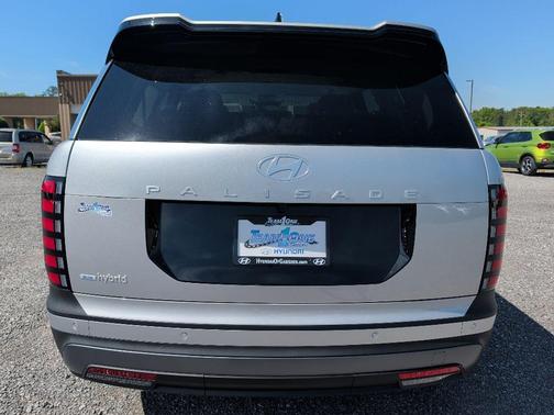 Typhoon Silver Metallic 2026 Hyundai Palisade Hybrid Blue SEL 7P