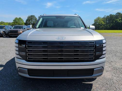 Typhoon Silver Metallic 2026 Hyundai Palisade Hybrid Blue SEL 7P