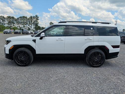 Serenity White 2026 Hyundai SANTA FE HEV Calligraphy