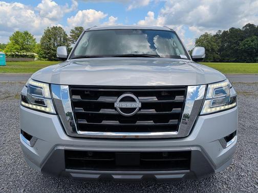 Brilliant Silver Metallic 2024 Nissan Armada SV 2WD