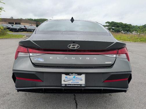 Amazon Gray 2026 Hyundai ELANTRA HEV Blue
