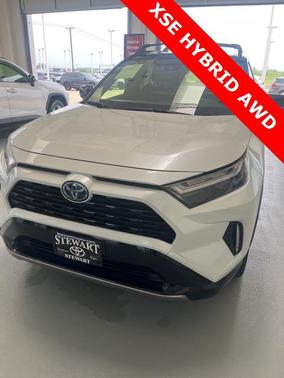 Midnight Black Metallic 2023 Toyota RAV4 Hybrid SE