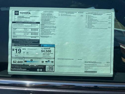 Magnetic Gray Metallic 2026 Toyota Tundra 1794 Edition
