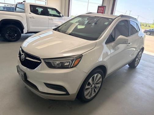 White Frost Tricoat 2018 Buick Encore Preferred
