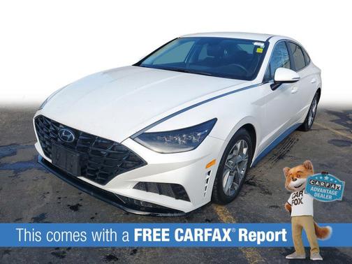 Serenity White 2023 Hyundai SONATA SEL