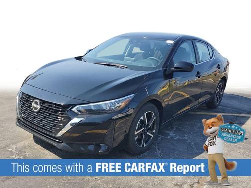 Super Black 2025 Nissan Sentra SV