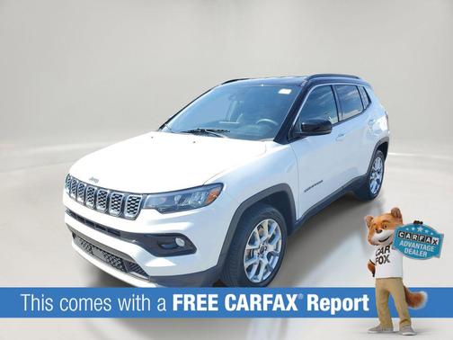 Bright White Clearcoat 2025 Jeep Compass Limited