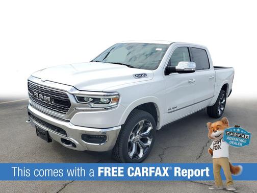 Ivory White Tri-Coat Pearlcoat 2019 RAM 1500 Limited